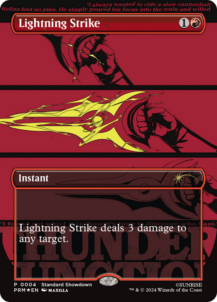 Lightning Strike [Standard Showdown Promos] MTG Single Magic: The Gathering  | Multizone: Comics And Games