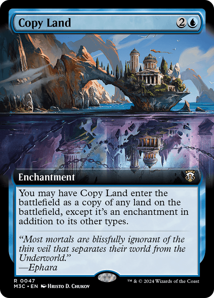 Copy Land (Extended Art) [Modern Horizons 3 Commander] MTG Single Magic: The Gathering  | Multizone: Comics And Games