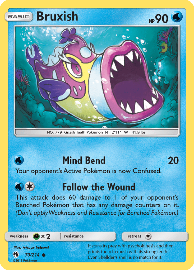 Bruxish (70/214) [Sun & Moon: Lost Thunder] Pokemon Single Pokémon  | Multizone: Comics And Games