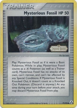 Mysterious Fossil (79/92) (Stamped) [EX: Legend Maker] Pokemon Single Pokémon  | Multizone: Comics And Games