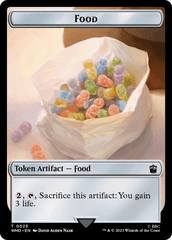 Warrior // Food (0025) Double-Sided Token [Doctor Who Tokens] MTG Single Magic: The Gathering  | Multizone: Comics And Games