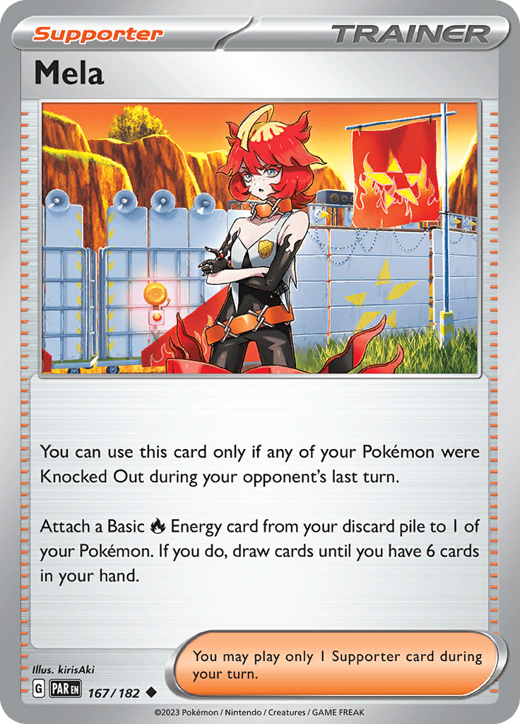 Mela (167/182) [Scarlet & Violet: Paradox Rift] Pokemon Single Pokémon  | Multizone: Comics And Games