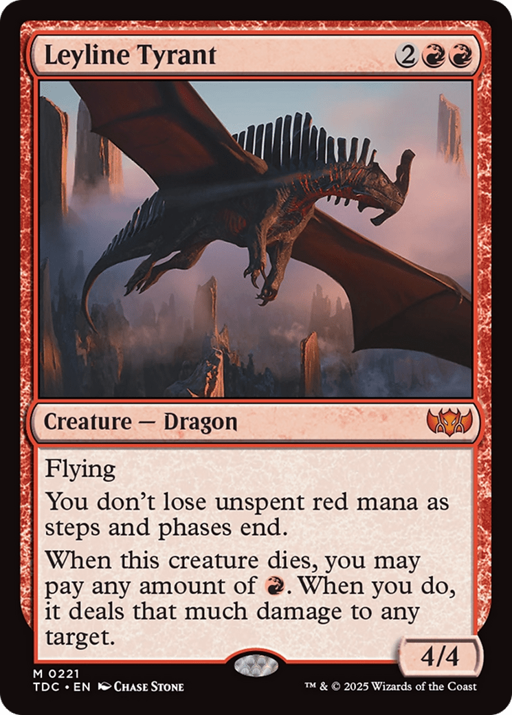 Leyline Tyrant [Tarkir: Dragonstorm Commander] MTG Single Magic: The Gathering  | Multizone: Comics And Games