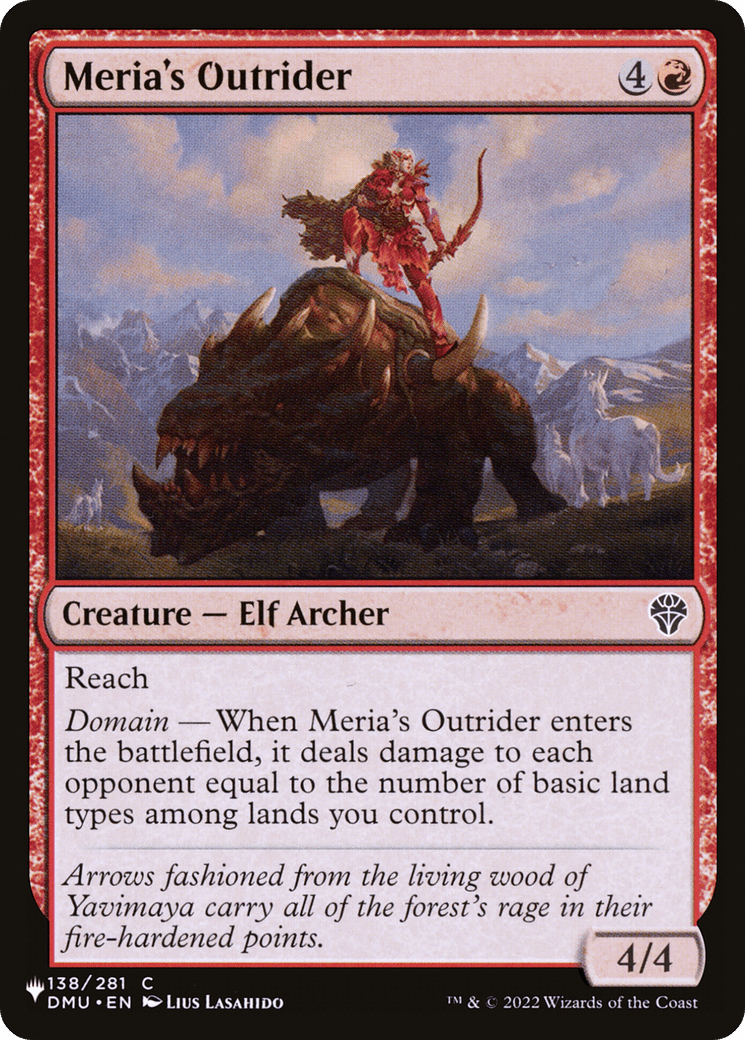 Meria's Outrider [The List] MTG Single Magic: The Gathering  | Multizone: Comics And Games