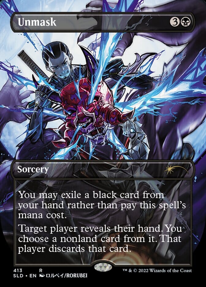 Unmask (Borderless) [Secret Lair Drop Series] MTG Single Magic: The Gathering  | Multizone: Comics And Games