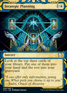 Strategic Planning (Foil Etched) [Strixhaven: Mystical Archive] MTG Single Magic: The Gathering  | Multizone: Comics And Games