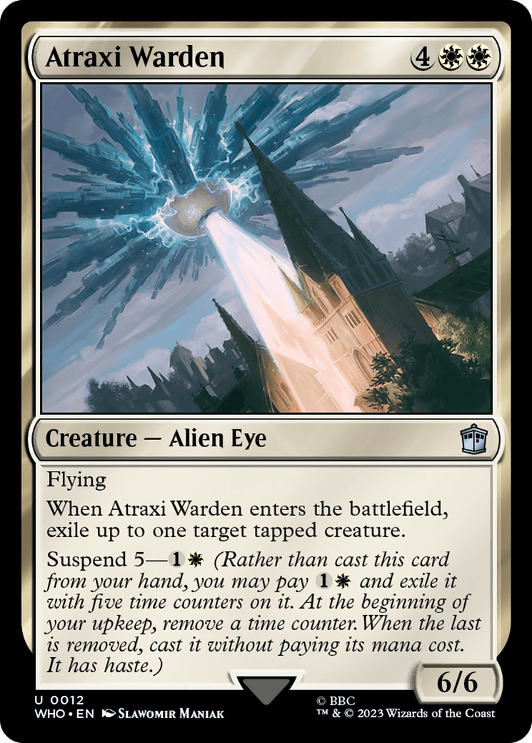 Atraxi Warden [Doctor Who] MTG Single Magic: The Gathering  | Multizone: Comics And Games