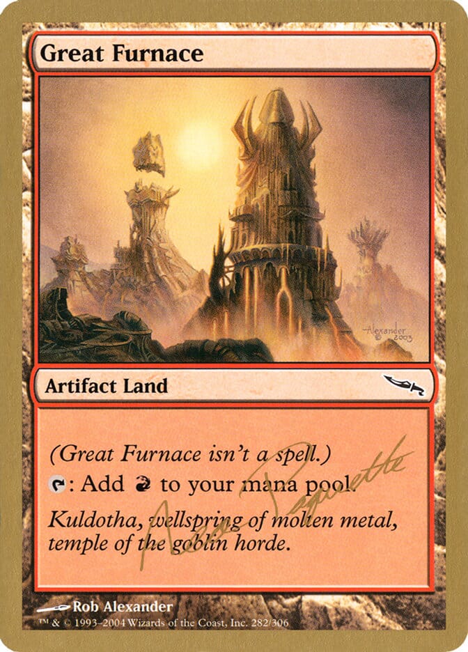Great Furnace (Aeo Paquette) [World Championship Decks 2004] MTG Single Magic: The Gathering  | Multizone: Comics And Games