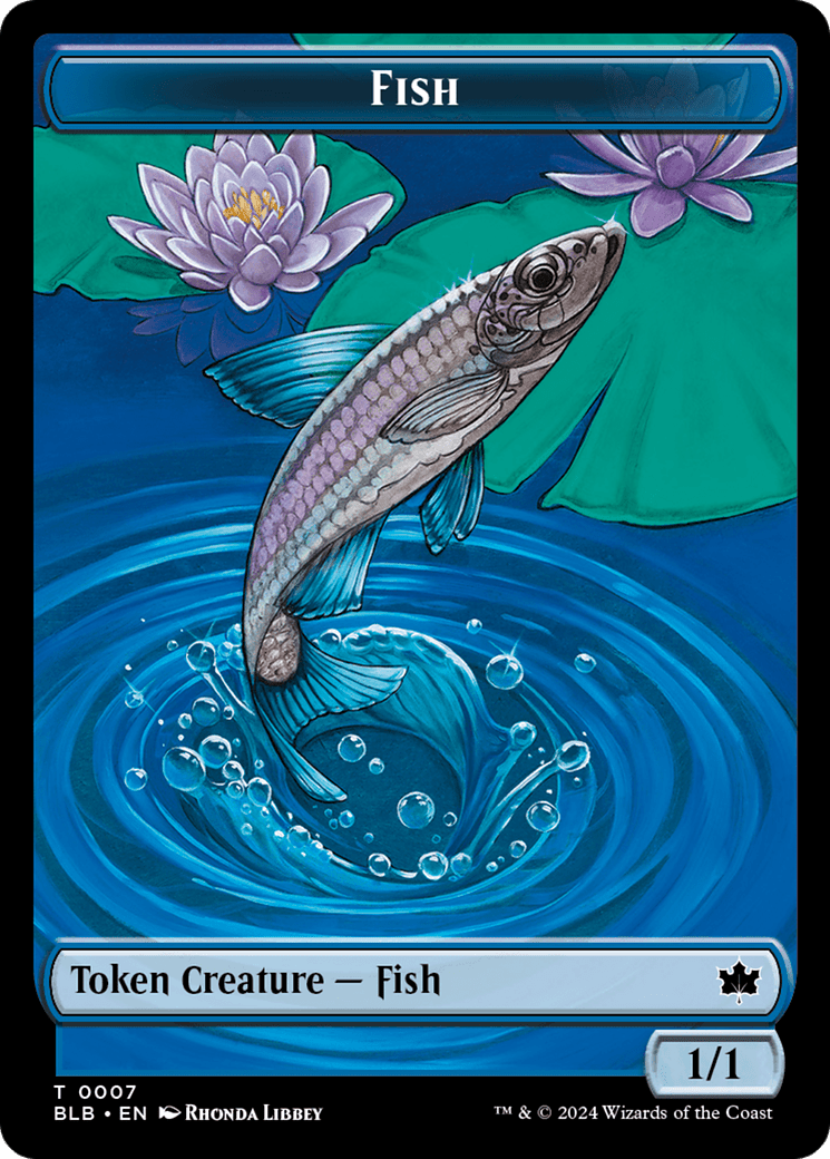 Fish (BLB) // Kobolds of Kher Keep (MKC) Double-Sided Token [The List] MTG Single Magic: The Gathering  | Multizone: Comics And Games