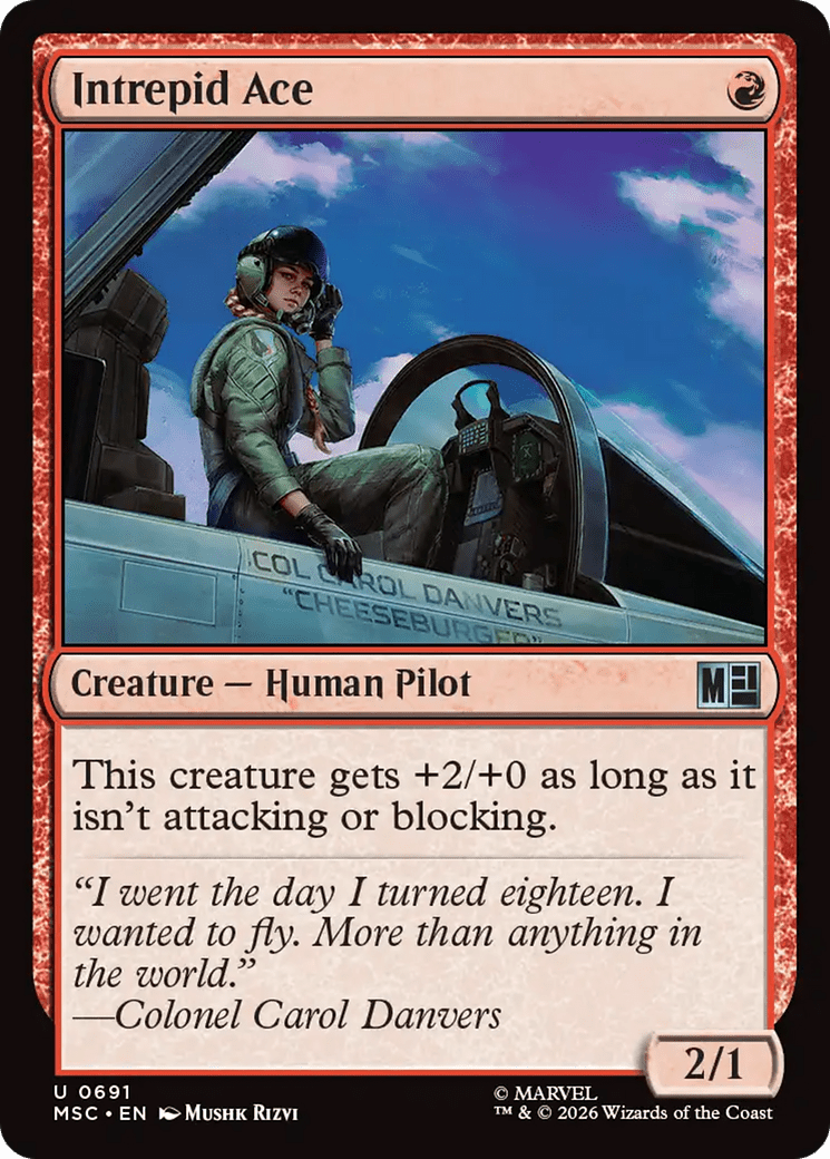 Intrepid Ace [Marvel Super Heroes Commander] MTG Single Magic: The Gathering  | Multizone: Comics And Games