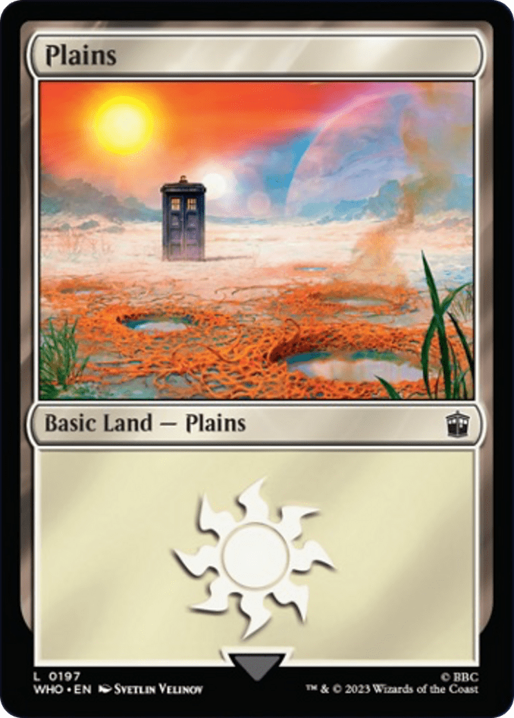 Plains (197) [Doctor Who] MTG Single Magic: The Gathering  | Multizone: Comics And Games