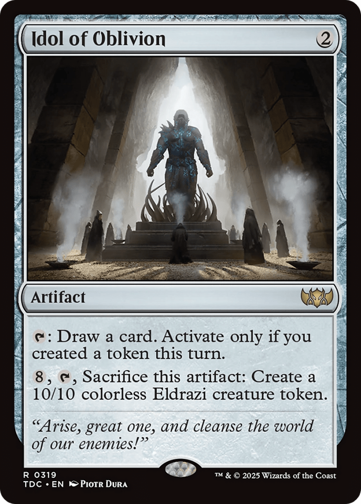 Idol of Oblivion [Tarkir: Dragonstorm Commander] MTG Single Magic: The Gathering  | Multizone: Comics And Games