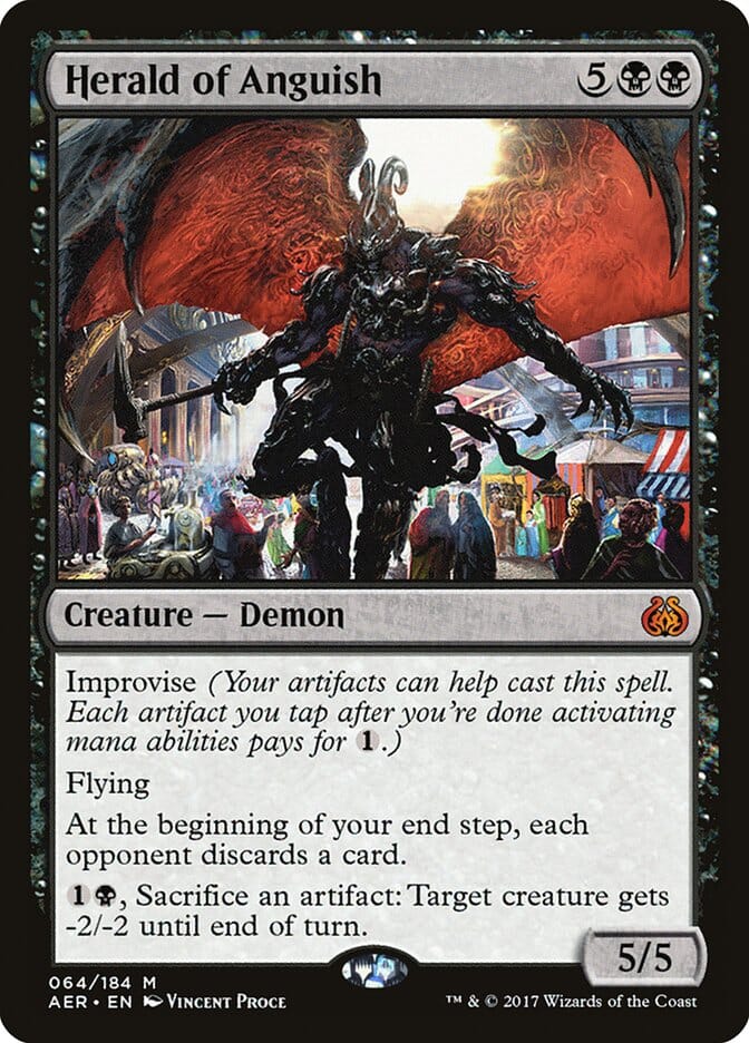 Herald of Anguish [Aether Revolt] MTG Single Magic: The Gathering  | Multizone: Comics And Games