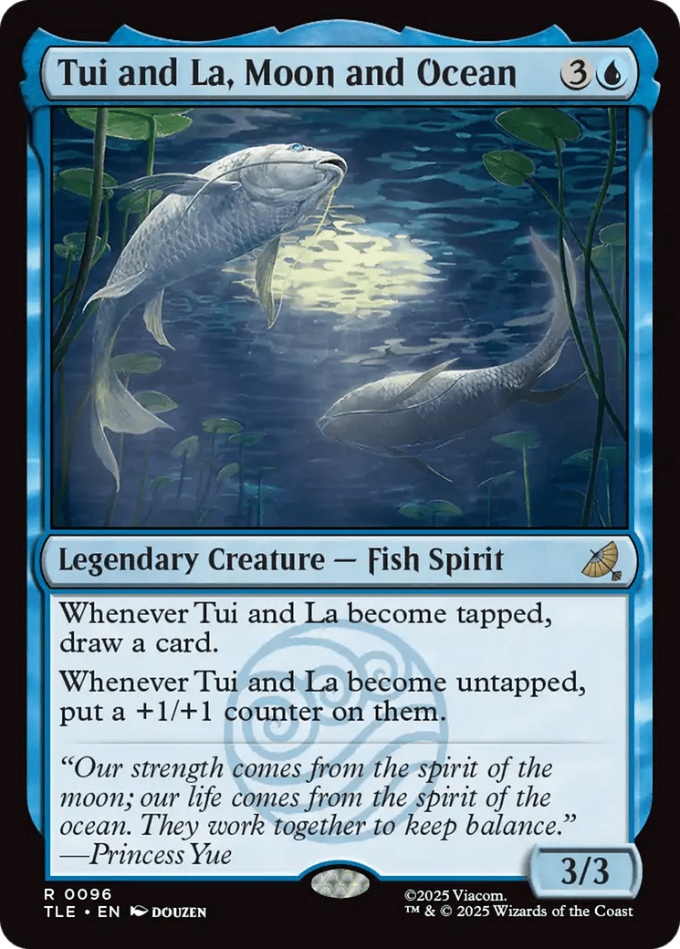 Tui and La, Moon and Ocean [Avatar: The Last Airbender: Eternal-Legal] MTG Single Magic: The Gathering  | Multizone: Comics And Games
