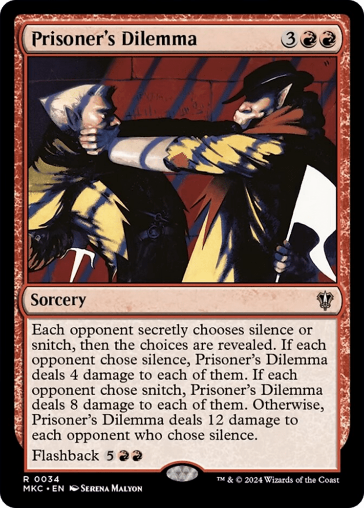 Prisoner's Dilemma [Murders at Karlov Manor Commander] MTG Single Magic: The Gathering  | Multizone: Comics And Games