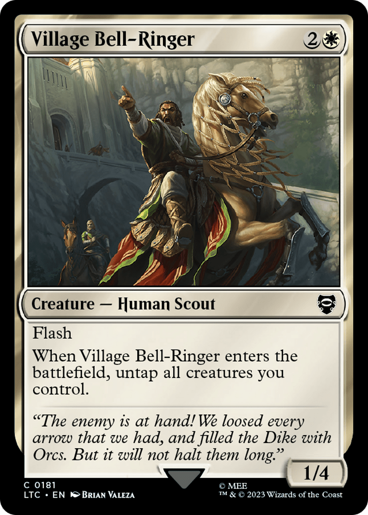 Village Bell-Ringer [The Lord of the Rings: Tales of Middle-Earth Commander] MTG Single Magic: The Gathering  | Multizone: Comics And Games