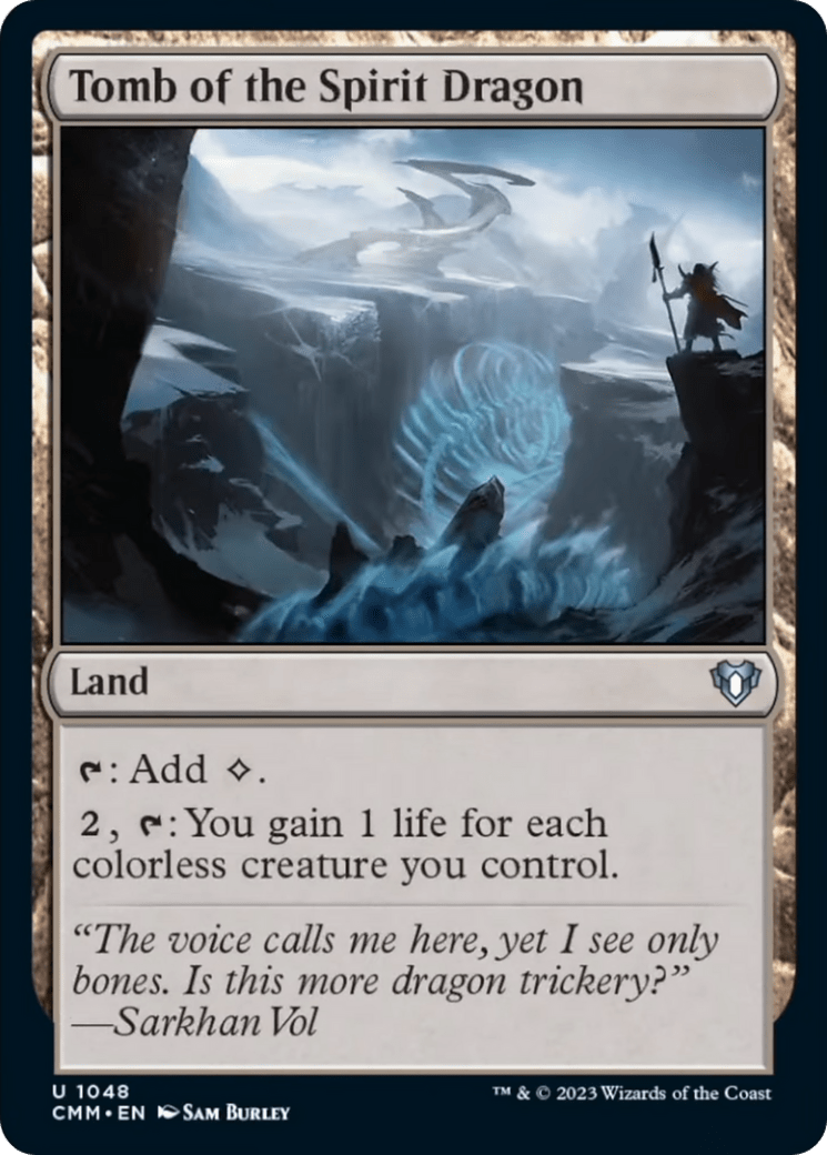 Tomb of the Spirit Dragon [Commander Masters] MTG Single Magic: The Gathering  | Multizone: Comics And Games