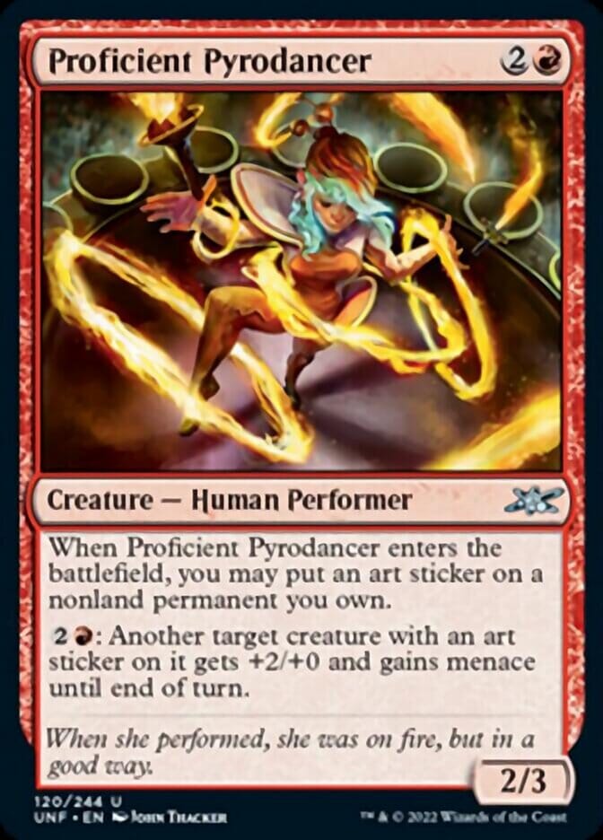 Proficient Pyrodancer [Unfinity] MTG Single Magic: The Gathering  | Multizone: Comics And Games
