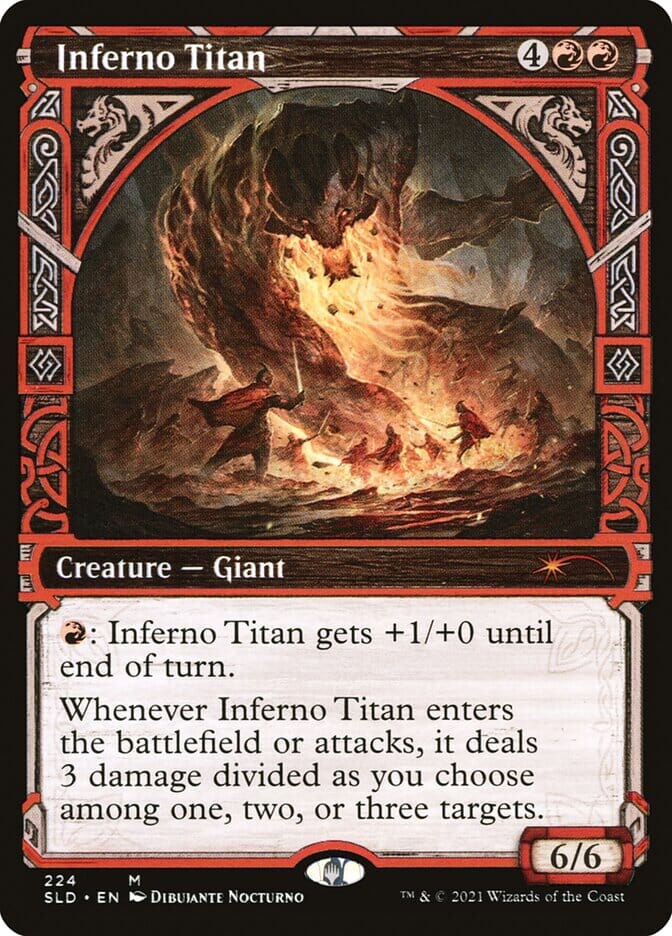 Inferno Titan [Secret Lair Drop Series] MTG Single Magic: The Gathering  | Multizone: Comics And Games
