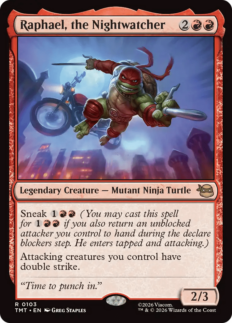 Raphael, the Nightwatcher [Teenage Mutant Ninja Turtles] MTG Single Magic: The Gathering  | Multizone: Comics And Games