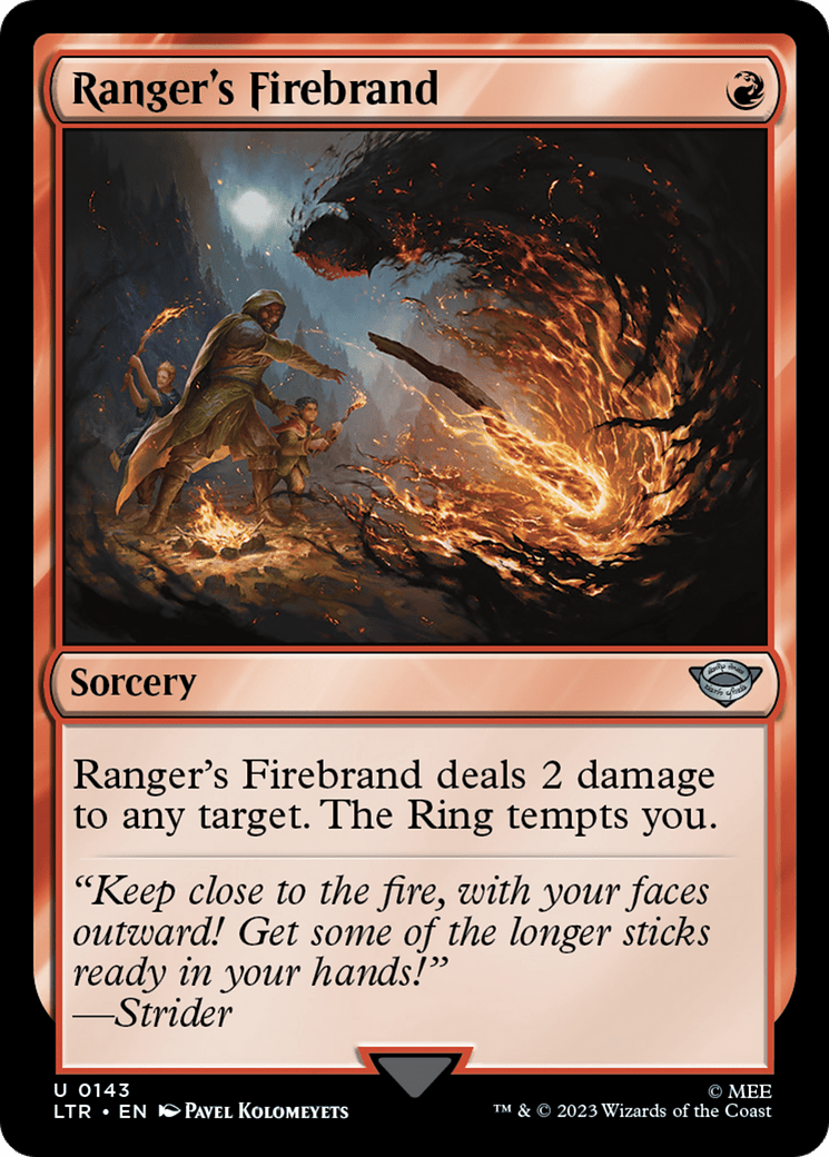 Ranger's Firebrand [The Lord of the Rings: Tales of Middle-Earth] MTG Single Magic: The Gathering  | Multizone: Comics And Games