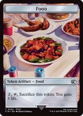 Hero (0005) // Food Double-Sided Token [FINAL FANTASY Tokens] MTG Single Magic: The Gathering  | Multizone: Comics And Games