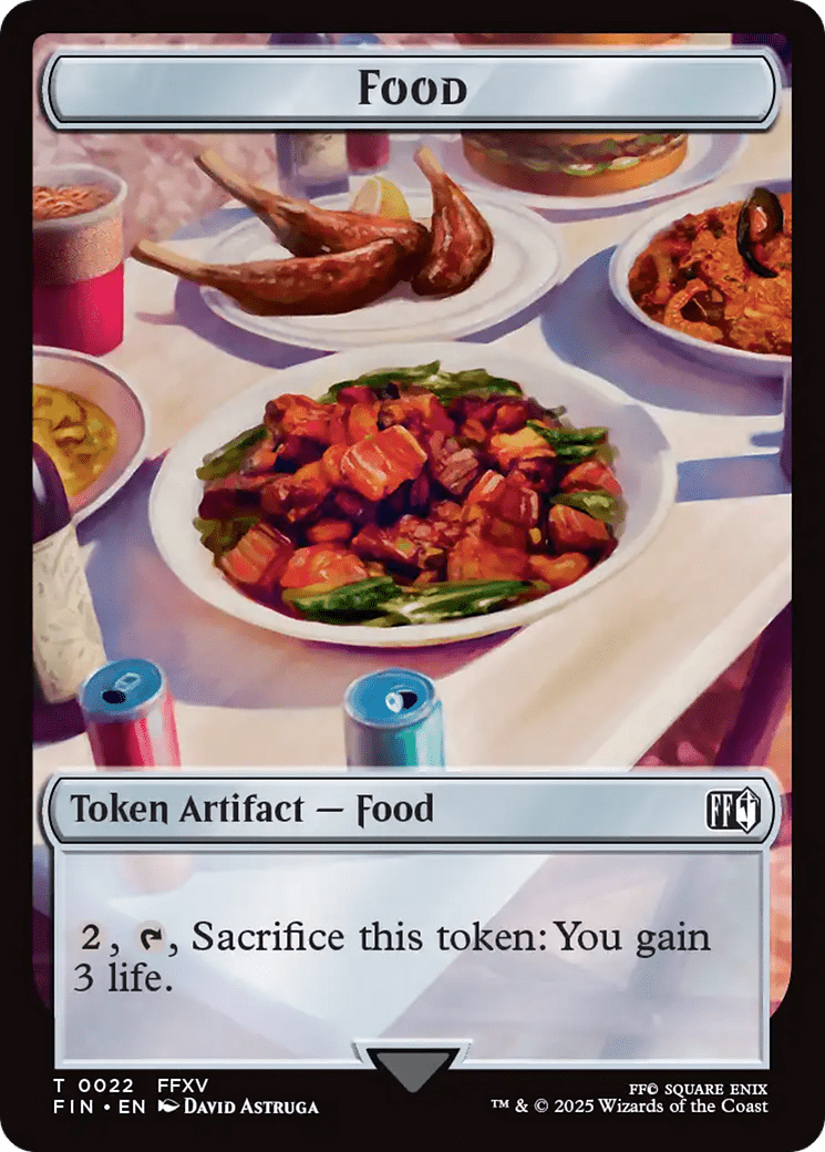 Hero (0002) // Food Double-Sided Token [FINAL FANTASY Tokens] MTG Single Magic: The Gathering  | Multizone: Comics And Games