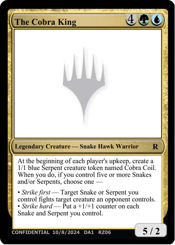 The Cobra King [Unknown Event] MTG Single Magic: The Gathering  | Multizone: Comics And Games