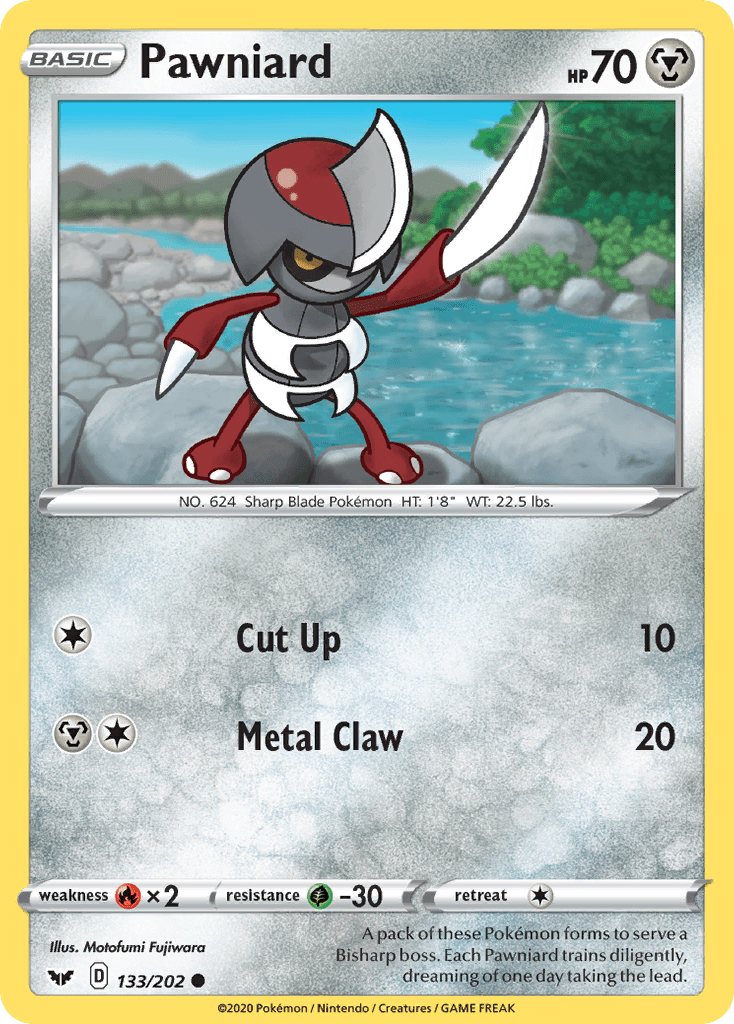 Pawniard (133/202) [Sword & Shield: Base Set] Pokemon Single Pokémon  | Multizone: Comics And Games