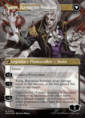 Sorin of House Markov // Sorin, Ravenous Neonate (Borderless) (Textured Foil) [Modern Horizons 3] MTG Single Magic: The Gathering  | Multizone: Comics And Games