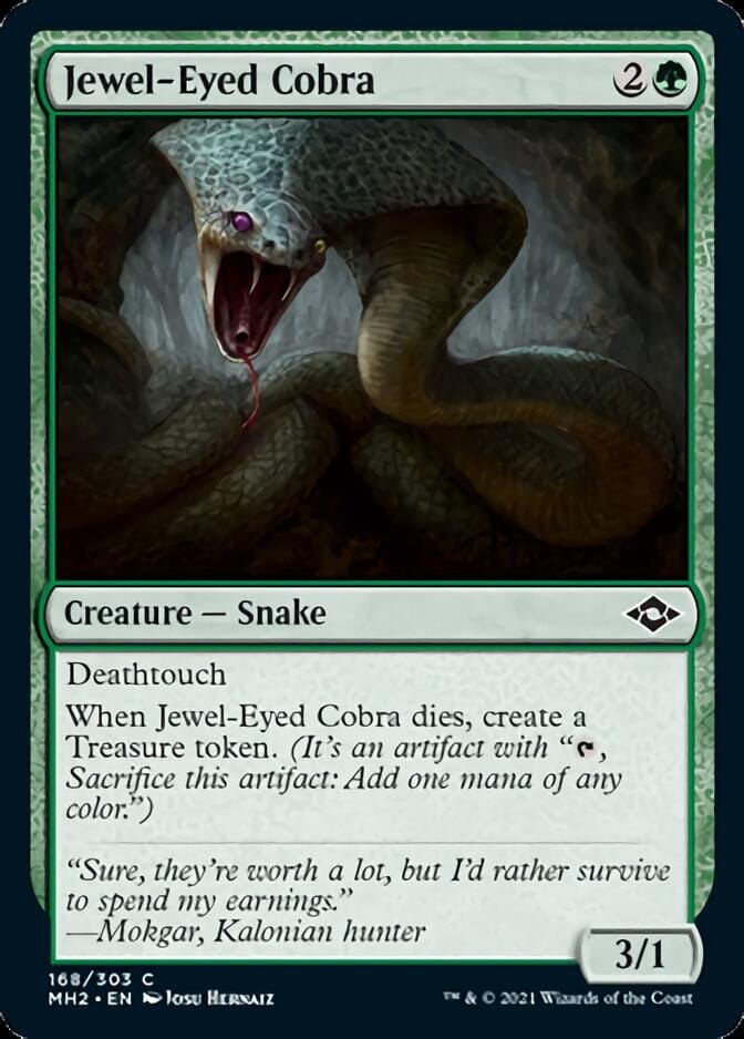 Jewel-Eyed Cobra [Modern Horizons 2] MTG Single Magic: The Gathering  | Multizone: Comics And Games