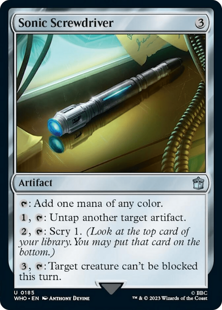 Sonic Screwdriver (0185) [Doctor Who] MTG Single Magic: The Gathering  | Multizone: Comics And Games