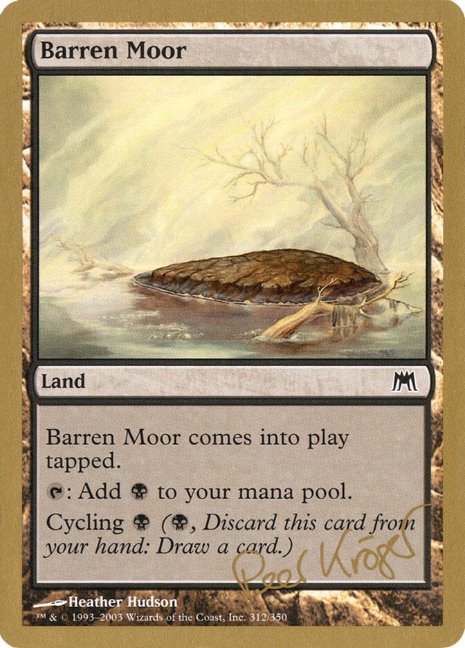 Barren Moor (Peer Kroger) [World Championship Decks 2003] MTG Single Magic: The Gathering  | Multizone: Comics And Games