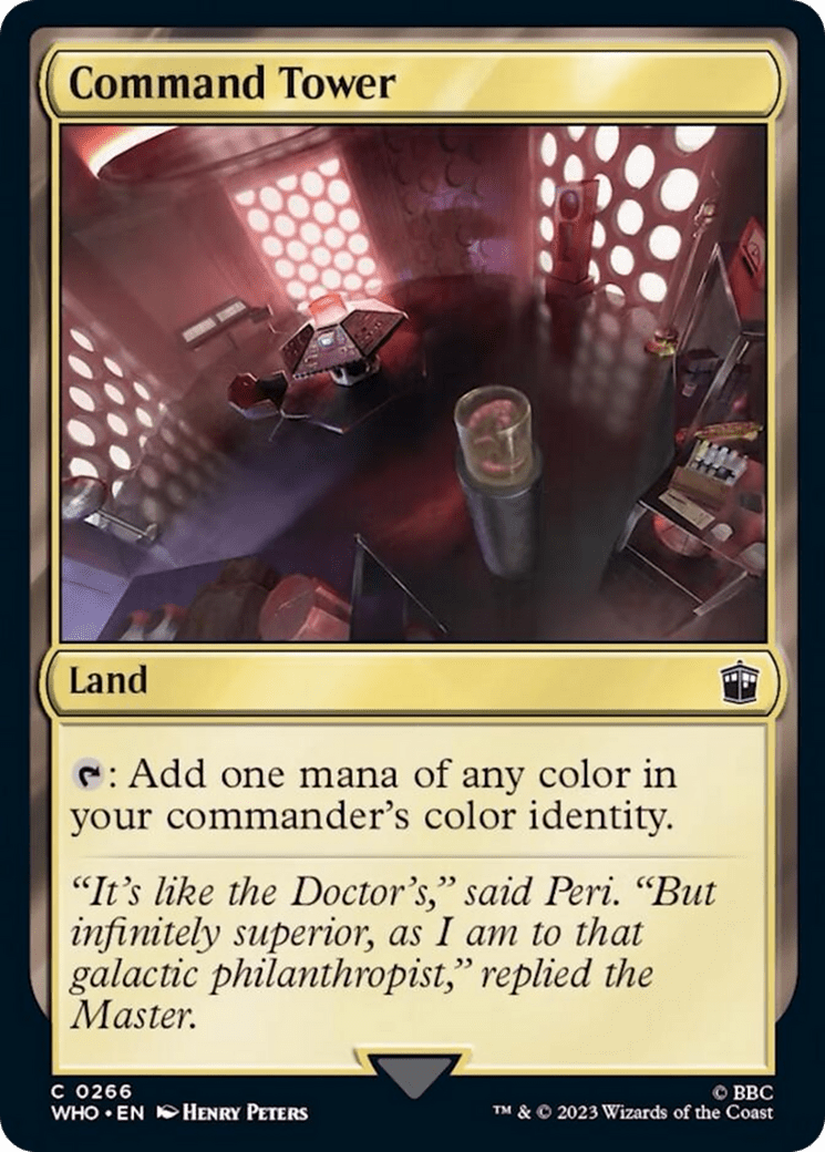 Command Tower (0266) [Doctor Who] MTG Single Magic: The Gathering  | Multizone: Comics And Games