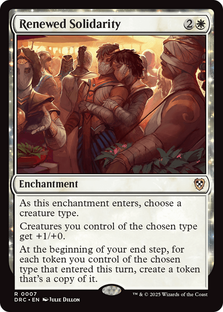 Renewed Solidarity [Aetherdrift Commander] MTG Single Magic: The Gathering  | Multizone: Comics And Games