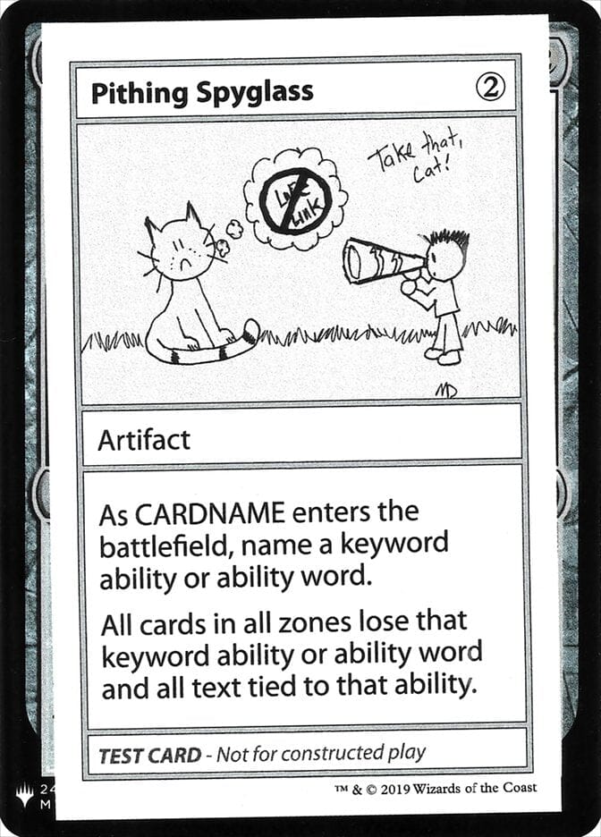 Pithing Spyglass [Mystery Booster Playtest Cards] MTG Single Magic: The Gathering  | Multizone: Comics And Games