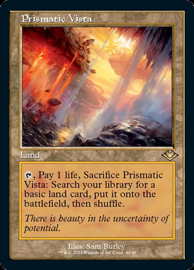 Prismatic Vista (Retro Foil Etched) [Modern Horizons] MTG Single Magic: The Gathering  | Multizone: Comics And Games