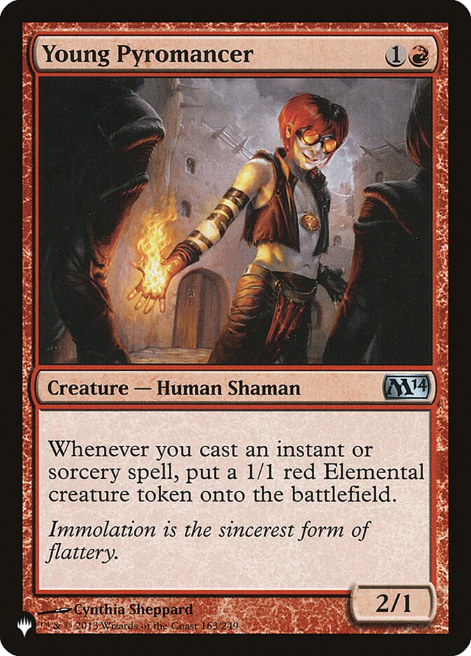 Young Pyromancer [The List] MTG Single Magic: The Gathering  | Multizone: Comics And Games