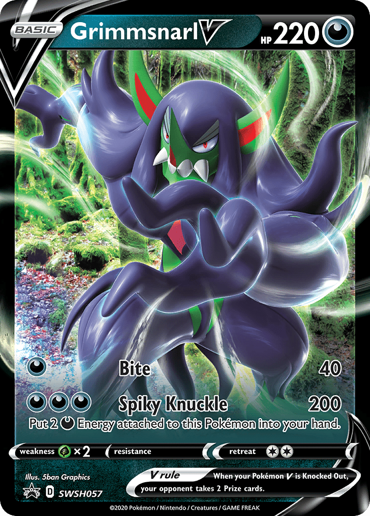 Grimmsnarl V (SWSH057) [Sword & Shield: Black Star Promos] Pokemon Single Pokémon  | Multizone: Comics And Games