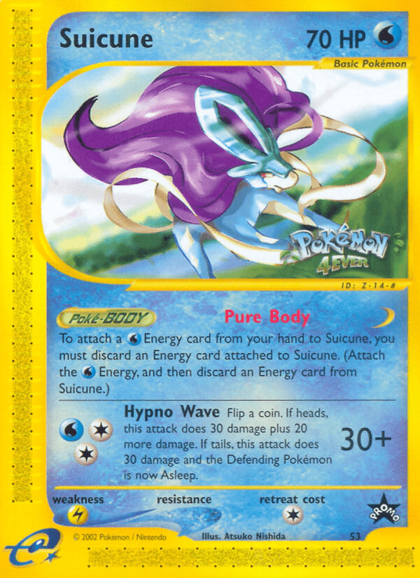 Suicune (53) [Wizards of the Coast: Black Star Promos] Pokemon Single Pokémon  | Multizone: Comics And Games