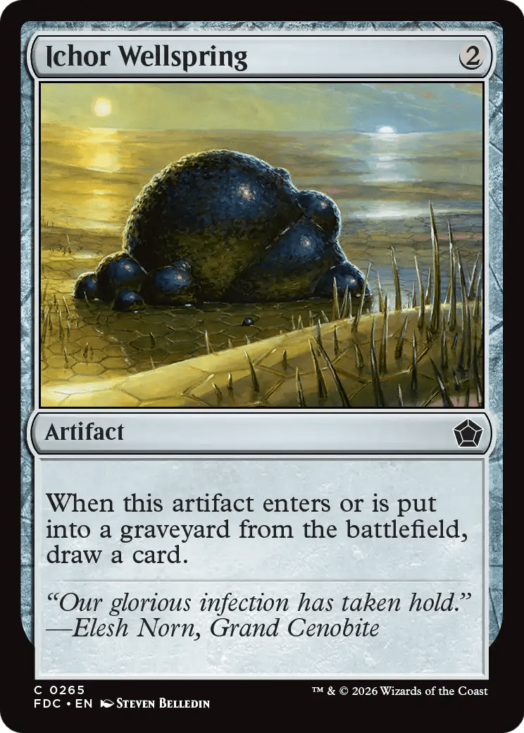 Ichor Wellspring [Foundations Commander] MTG Single Magic: The Gathering  | Multizone: Comics And Games