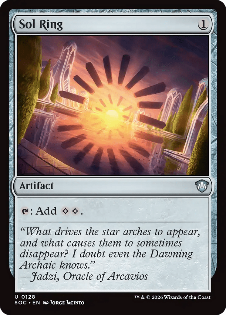 Sol Ring [Secrets of Strixhaven Commander] MTG Single Magic: The Gathering  | Multizone: Comics And Games