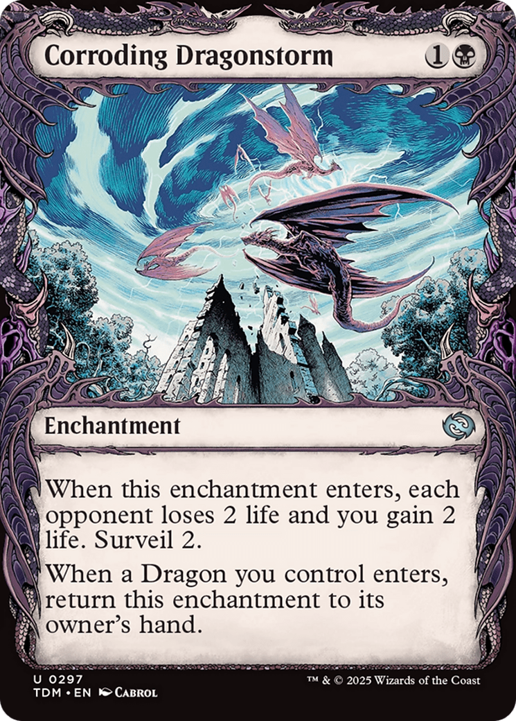 Corroding Dragonstorm (Showcase) [Tarkir: Dragonstorm] MTG Single Magic: The Gathering  | Multizone: Comics And Games
