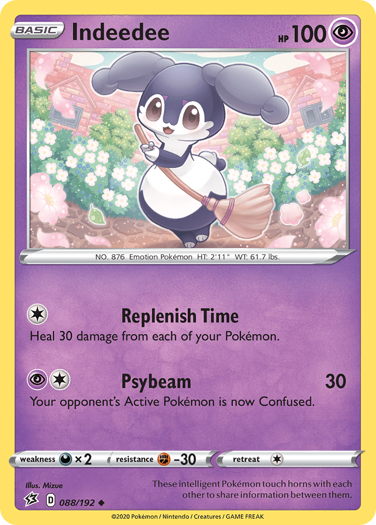 Indeedee (088/192) [Sword & Shield: Rebel Clash] Pokemon Single Pokémon  | Multizone: Comics And Games