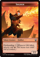 Ally (0006) // Soldier (0002) Double-Sided Token [Avatar: The Last Airbender Tokens] MTG Single Magic: The Gathering  | Multizone: Comics And Games