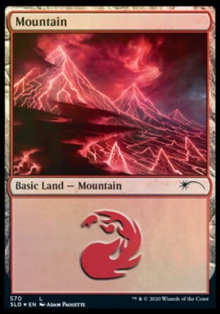 Mountain (Lightning) (570) [Secret Lair Drop Promos] MTG Single Magic: The Gathering  | Multizone: Comics And Games