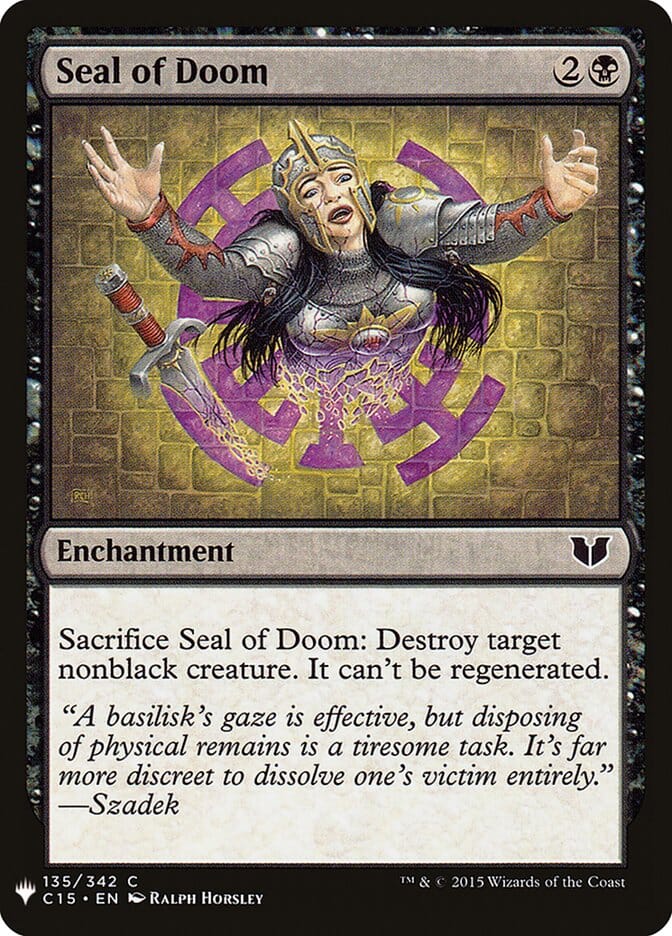 Seal of Doom [Mystery Booster] MTG Single Magic: The Gathering  | Multizone: Comics And Games