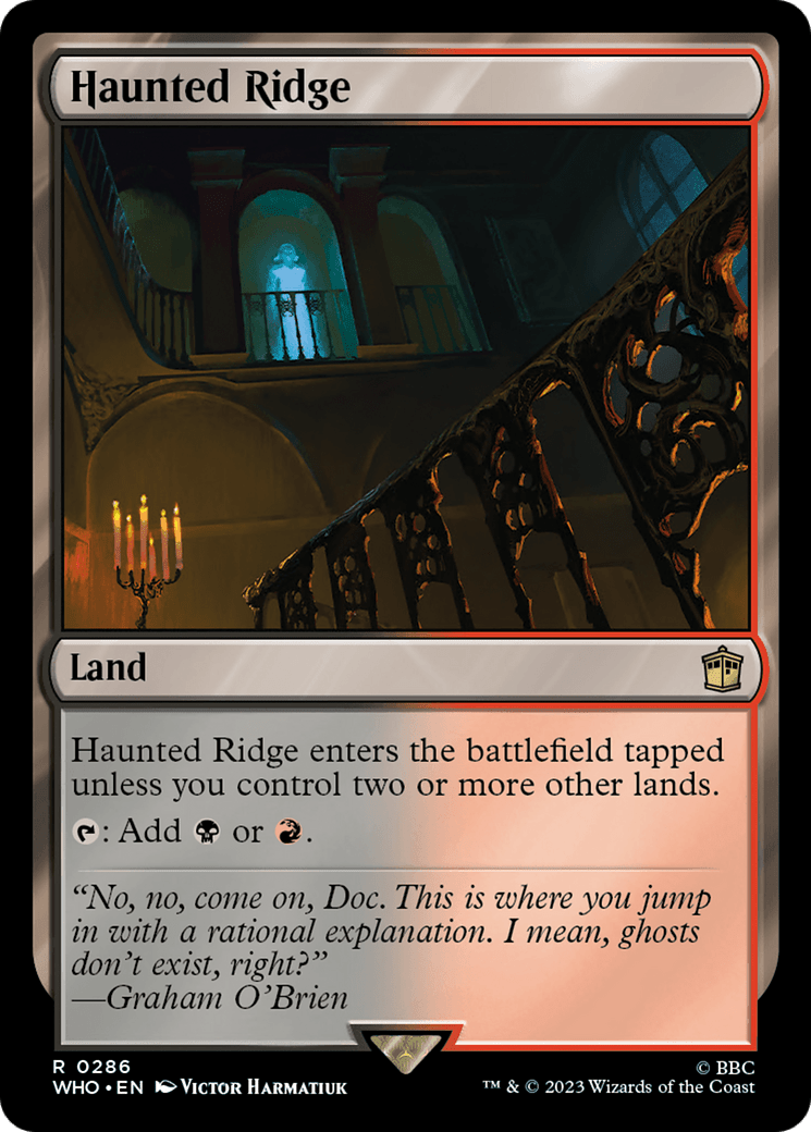 Haunted Ridge [Doctor Who] MTG Single Magic: The Gathering  | Multizone: Comics And Games