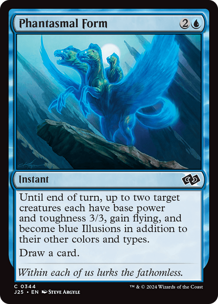 Phantasmal Form [Foundations Jumpstart] MTG Single Magic: The Gathering  | Multizone: Comics And Games