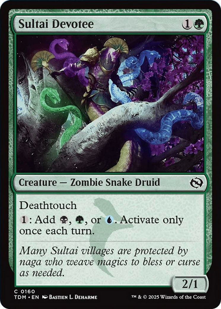 Sultai Devotee [Tarkir: Dragonstorm] MTG Single Magic: The Gathering  | Multizone: Comics And Games